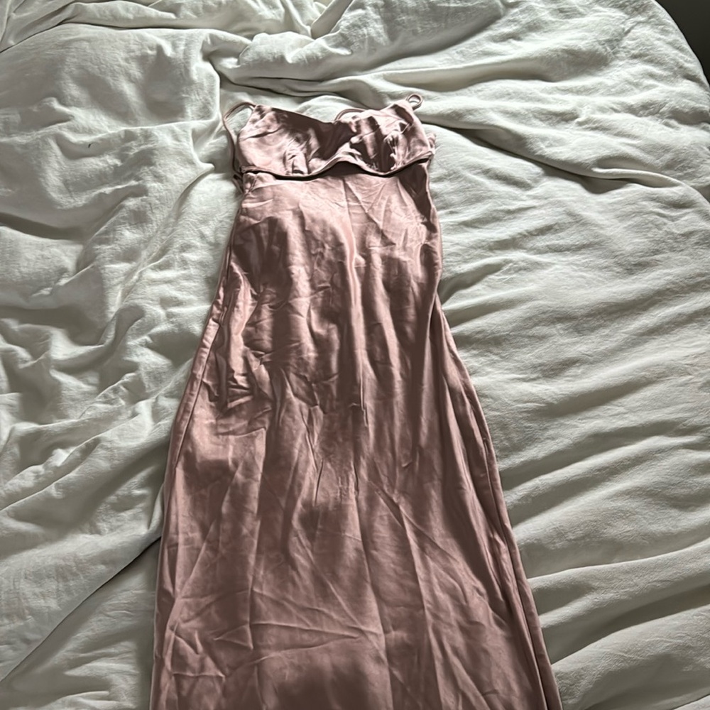 hello molly blush pink prom dress